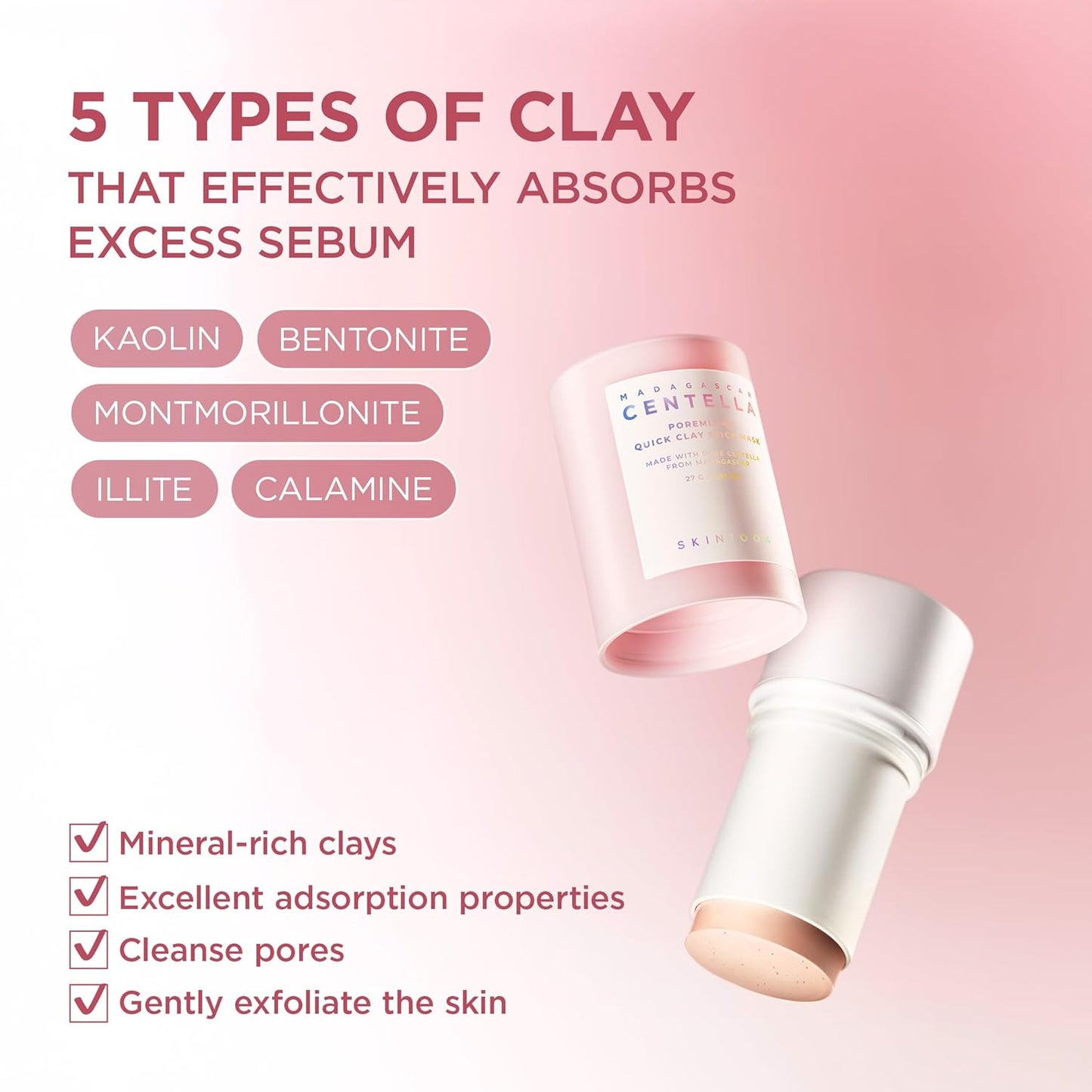Centella Poremizing Quick Clay Stick Mask